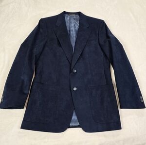 Murray Bittman Ultra Suede Blue Blazer